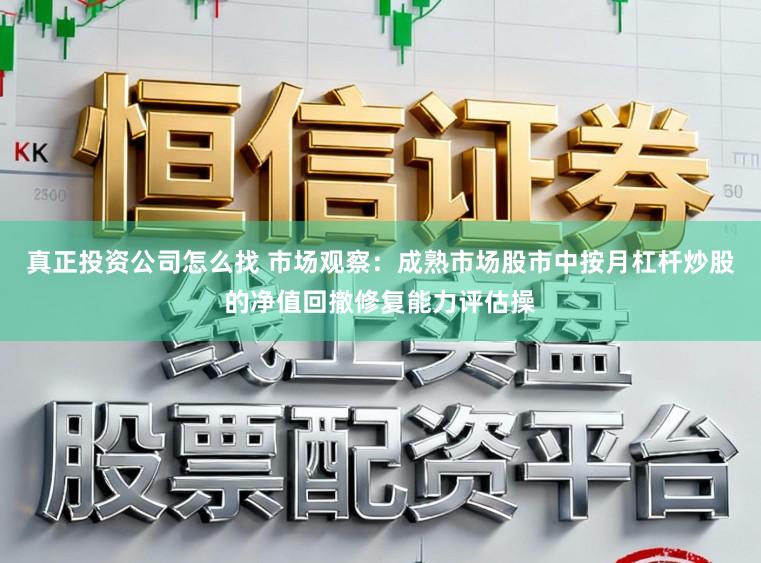 真正投资公司怎么找 市场观察：成熟市场股市中按月杠杆炒股的净值回撤修复能力评估操