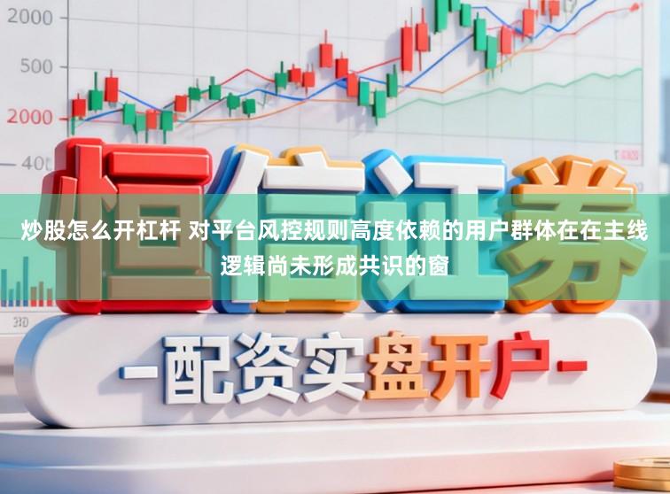 炒股怎么开杠杆 对平台风控规则高度依赖的用户群体在在主线逻辑尚未形成共识的窗
