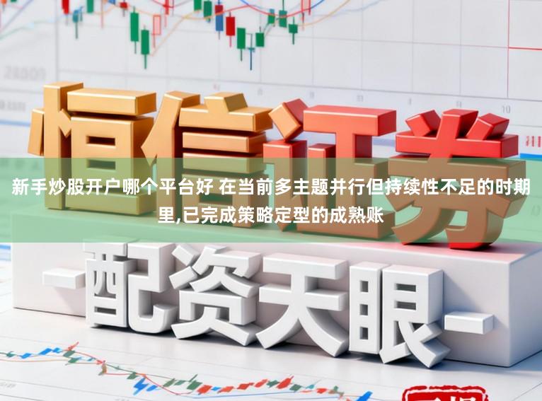 新手炒股开户哪个平台好 在当前多主题并行但持续性不足的时期里,已完成策略定型的成熟账