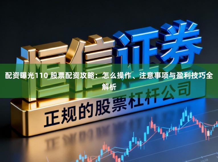 配资曝光110 股票配资攻略：怎么操作、注意事项与盈利技巧全解析